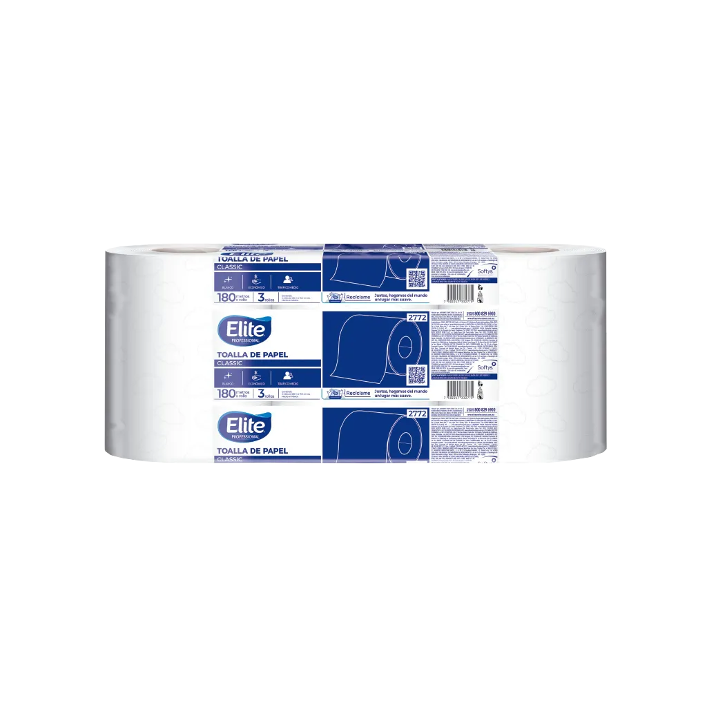 TOALLA BLANCA ROLLO ELITE